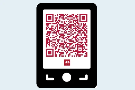 Darstellung eines QR-Codes